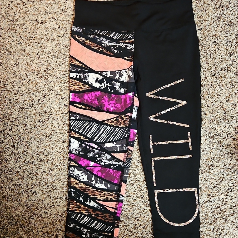 Material Girl Animal Print Cropped Leggings